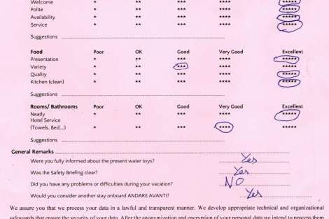 Review img # 36 of the yacht ANDARE AVANTI