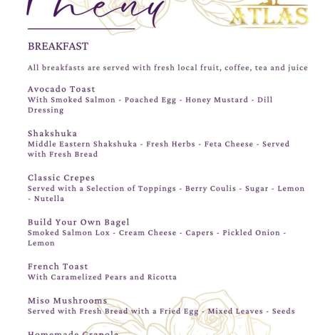Food onboard ATLAS # 1