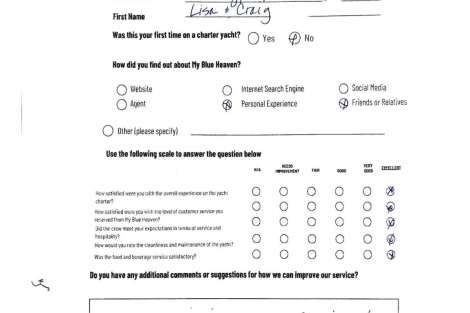 Review img # 23 of the yacht My Blue heaven