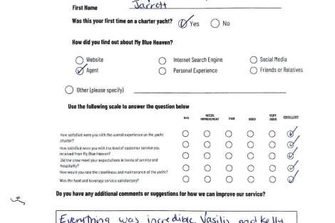 Review img # 20 of the yacht My Blue heaven