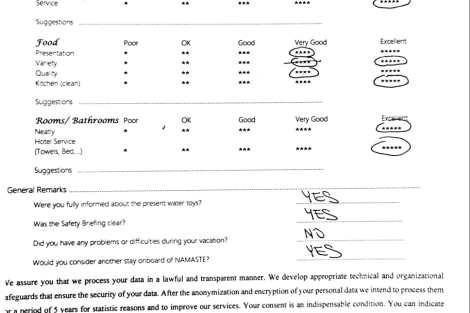 Review img # 94 of the yacht NAMASTE (SAMANA)