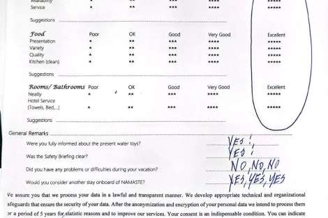 Review img # 86 of the yacht NAMASTE (SAMANA)