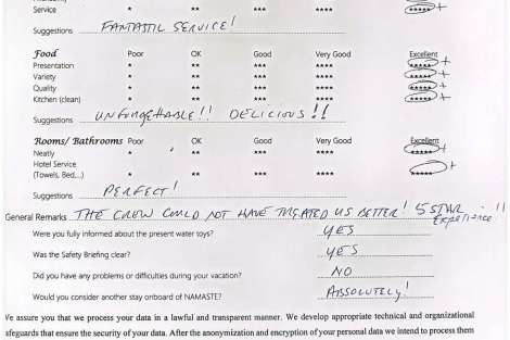 Review img # 87 of the yacht NAMASTE (SAMANA)