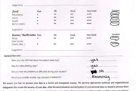 Review img # 81 of the yacht NAMASTE (SAMANA)