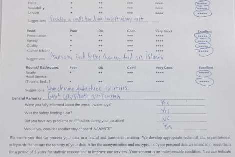 Review img # 54 of the yacht NAMASTE (SAMANA)