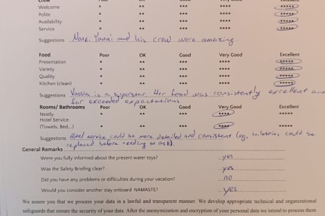 Review img # 51 of the yacht NAMASTE (SAMANA)