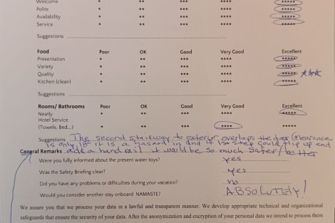 Review img # 47 of the yacht NAMASTE (SAMANA)