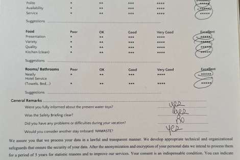 Review img # 37 of the yacht NAMASTE (SAMANA)