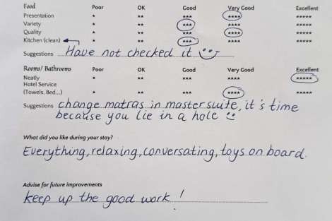 Review img # 3 of the yacht NAMASTE (SAMANA)